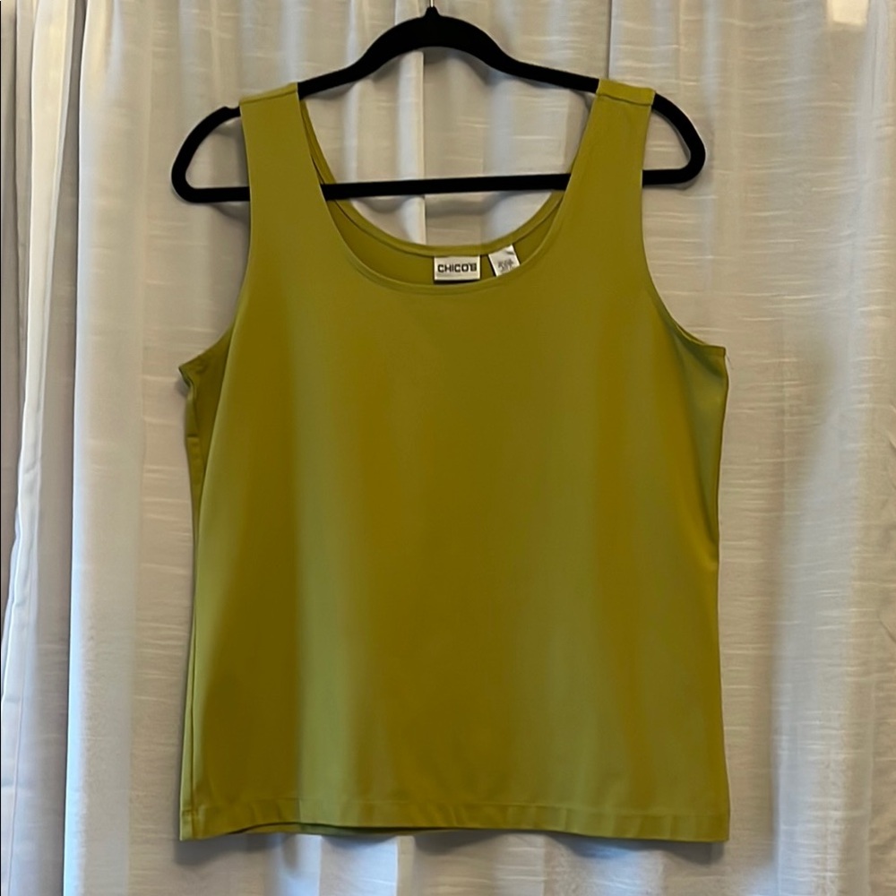 Chico's Women's Green Tank Top